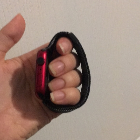 Black Steel Mesh Apple Watch Band - Picture 3 of 15